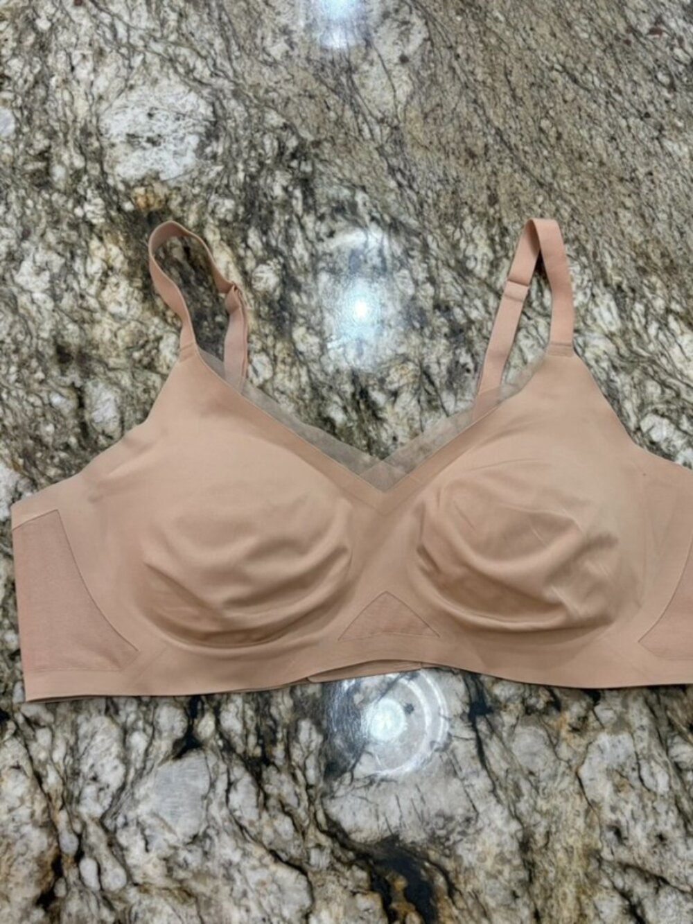 Honeylove Crossover Bra in Sand